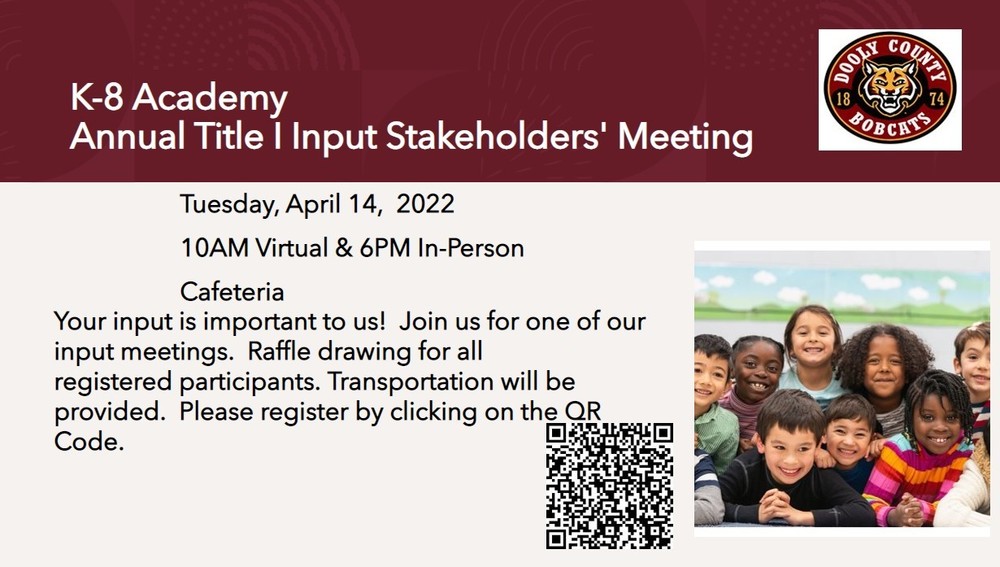 Updated input meeting K-8 slide