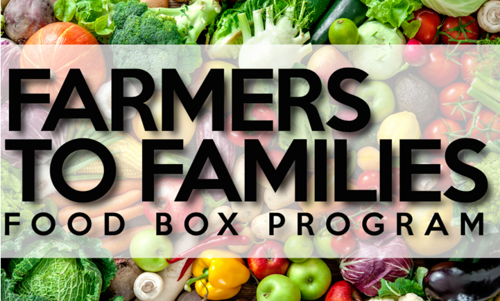 Pick Up Farmer to Families Food Boxes on Fri.