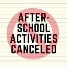 Afterschool Cancelled