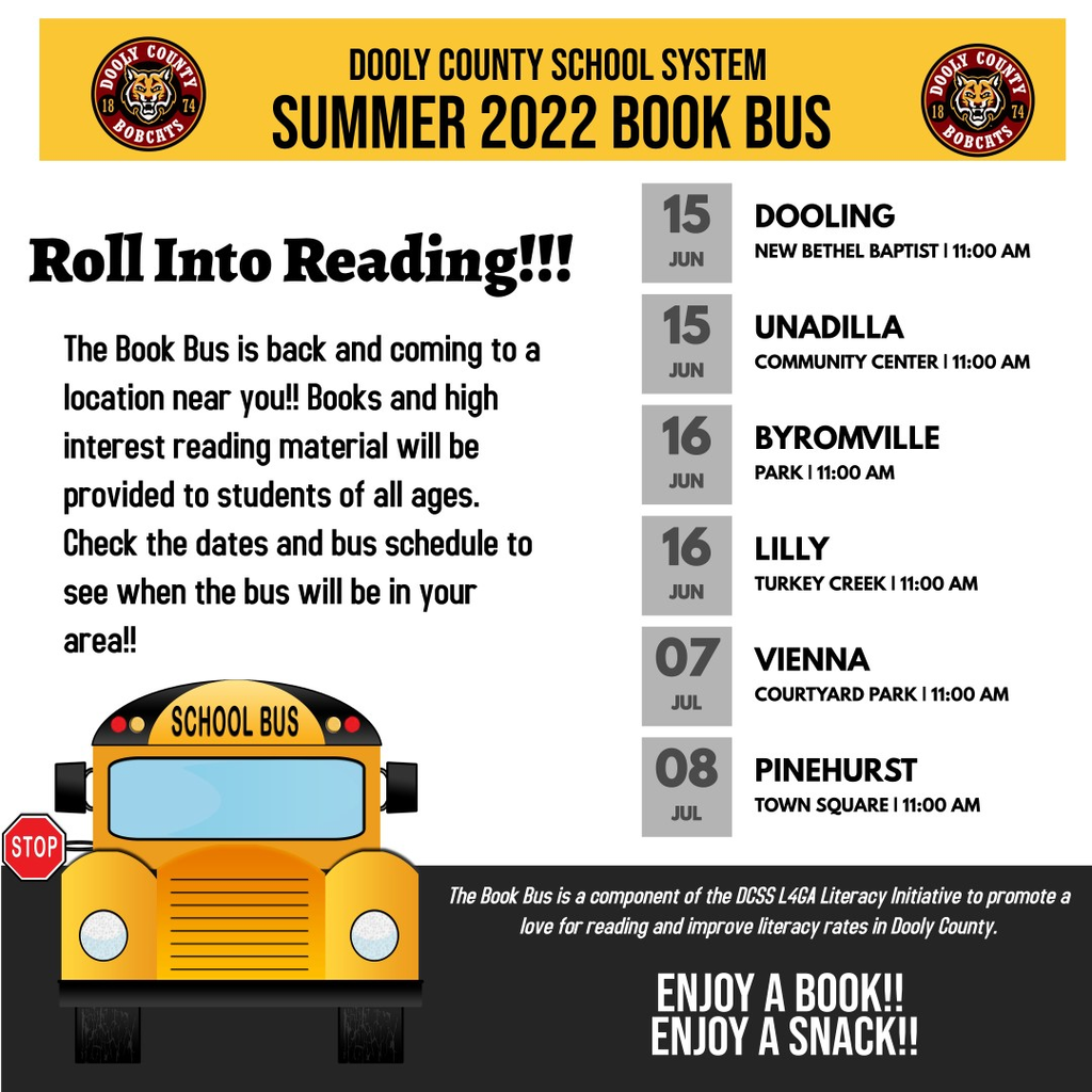 DCSS Book Bus Schedule