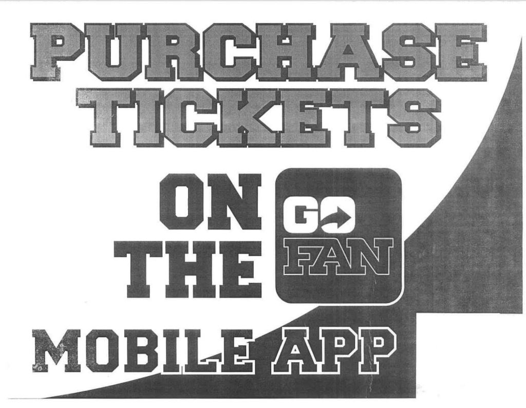 advertisement in b&w for GoTickets