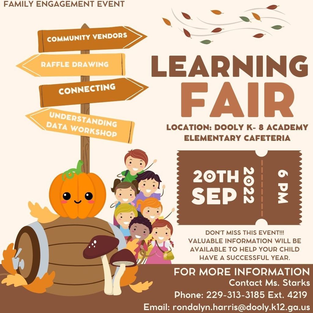 September 20th Events For Dooly K-8