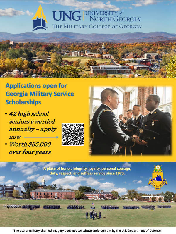 univ of north ga  military scholarship 