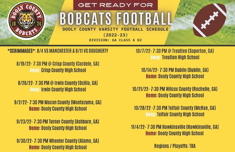 20222023 Varsity Football Schedule Dooly County High School